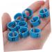 FRCOLOR 200 Pcs Pigeon Anklet Plastic Tags Chicken Foot Bands Dove Pigeon Foot Bands Baby Chicken Foot Ring 1X1X0.8CMx2pcs Bluex2pcs - Buy Online on SooperMarket.com
