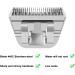 BestBomg 4fW Dog Grooming Blades - Removable Compatible with Heiniger/Moser Max45/Andis/A5 3/8 inch (9.5 mm) Cutting Length - Buy Online on SooperMarket.com
