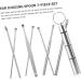 Stainless Steel Ear Cleaning Kit with 7 Picking Spoons - Rotary Tool Set for Ear Cleaning - Buy Online on SooperMarket.com
