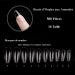 WJIASI Natural False Nails Oval French Acrylic Nails Artificial Nails Tips for Girls Women(500 Pieces 10 Sizes) (Waterdrop - Clear) - Buy Online on SooperMarket.com