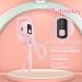 ATTEASAY Heated Eyelash Curler | 3 Heat Modes, LCD Display, USB Rechargeable - Pink - Buy Online on SooperMarket.com