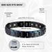 MagEnergy Black Titanium Steel Magnetic Bracelet for Men - Adjustable 8.5 inches - Buy Online on SooperMarket.com