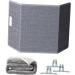 F Fityle Portable Space Heater - Under Desk Heated Foot Warmer with 3 Sides Cover for Cozy Comfort - Buy Online on SooperMarket.com