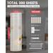 Large Floor Lint Roller for Pet Hair - Extra Sticky 6.3" Wide Long Handle 300 Sheets - Ideal for Clothes Sofa & Bed - International Shipping Available - Buy Online on SooperMarket.com