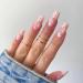 6 Packs Almond Design Press On Nails - 144 Pcs Medium Fake Nails for Women and Girls - Buy Online on SooperMarket.com