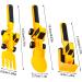 Bezavea Kids Construction Themed Cutlery Set - 3Pcs Toddler Fork and Spoon Utensil Set in Yellow | Perfect Gift for Boys and Girls - Buy Online on SooperMarket.com