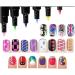16PCS Nail Art Pen Painting Kit Drawing Dotting Nail Polish Pen 3d Nail Design Beauty Tools For Uv Gel Polish Assorted Colour - Buy Online on SooperMarket.com