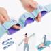 WowDude Stretching Straps Elastic Exercise Band Hamstring Stretcher Device Leg Exercise Equipment Arm Bands Stretch Straps Leg Stretcher Band for Workout, Yoga, Physical Therapy, Pilates-11 Loops