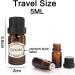 Alledomain 10Pcs 5ml Essential Oils Amber Glass Bottles with Black Cap & 1 Dropper & 12 Labels Mini Empty Amber Bottle Refillable Sample Container for Massage oils/Aromatherapy/Perfume - Buy Online on SooperMarket.com