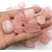 Natural Rose Quartz Crystals and Stones Tumbled Bulk Specime Stones Home Aquarium Decoration Gift - Buy Online on SooperMarket.com