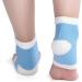 Buy Angrek Washable Gel Spa Heel Socks - 2 Piece Moisturizing Pedicure Care for Dry Cracked Feet - Open Toe Protection (Blue) - Buy Online on SooperMarket.com