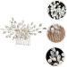 Beavorty Wedding Hair Comb Bridal Headwear Wig White Crystal Decorative Hair Comb - Buy Online on SooperMarket.com