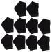 Healeved 10 Pairs Silicone Heel Socks Moisturizing Comfortable Foot Sleeves Cracked Heels Socks Heel Socks for Cracked Heel Moisture Socks for Dry Feet Toeless Socks Replaceable High Heels 14x12cm