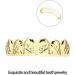 Metal Teeth Brace Portable Stable and Firm Light Weight Easy To Wear Hip Hop Brace for Men and Women for Upper Teeth for Most Tooth Sizes(Gold) - Buy Online on SooperMarket.com