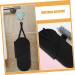Gogogmee 2pcs Hanging Storage Pouch Hair Straightner Black Hair Rollers Storage Pouch 29.50X13.50X2.00CM Black - Buy Online on SooperMarket.com
