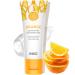 Face Exfoliator Exfoliating Face Wash Vitamin C Face Scrub Exfoliator Cleansing Balm Facial Cleanser for Men & Women Smooth Orange Blossom - Nourishing