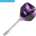 Pack of PATIKIL PET Standard Dart Flights in Black Purple - Steel Tip Dart Accessories - Buy Online on SooperMarket.com