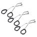 3 Sets Silicone Eyelash Curler Curling Tools Fake Eyelash Clamp Makeup Supplies Cosmetic Tool Fake Eyelash Supply Eyelash Tool Lash Curling Clips Makeup Tool Eyelash Clip Medium
