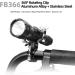 LIGHTFE Bicycle Light Mount Bracket | Aluminum Alloy | Adjustable Fork Special | 360 Rotation | FB366 - Buy Online on SooperMarket.com