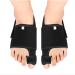 FILFEEL Toe Separator & Hallux Valgus Corrector - Black PU Silicone Arch Pad for Premium Foot Support (1 Pair) - Buy Online on SooperMarket.com