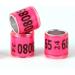 100PC Multicolor Aluminum Pigeon Leg Rings - 2024 DV Training Footring | Durable Identification Tapes for Birds - Buy Online on SooperMarket.com
