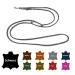 Dog leash fat leather small dogs/large dogs 2m / 2.40m / 2.80m / 3.50m / 5m double leash adjustable (2m X 8mm Grey) 2m X 8mm Grey