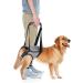 Hamon portable dog harness for the hind legs carrying aid dog back dog lifting harness dogs for the hind legs for older sick or operated dogs (L)