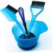 FRCOLOR 4 Sets Hairdressing Ear Cover Set for Mixing Hair Colours Hair Dye Mixing Bowls Hair Dye Brush and Bowl Hair Dye Set Hair Dye Brush Accessories Baking Oil - Buy Online on SooperMarket.com
