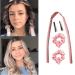Heatless Curling Rod Headband DIY Heatless Curling Upgrade Heatless Hair Curling Set -Soft Silk Ribbon Sleeping Hair Rollers No Heat Lazy Curler Set for Long Medium Hair (Pink) Style A-PINK