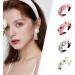 vreplrse Durable And Reliable Jeweled Wide Top Knot Headband For Long-lasting Beauty Polyester Rhinestone Pearl Knot Headbands Blue purple - Buy Online on SooperMarket.com
