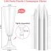 150 Clear Disposable Plastic Champagne Flutes - 5.5 Oz - Wedding Party Toasting Glasses - Buy Online on SooperMarket.com