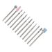 12pcs Tungsten Alloy Nail Drill Bit Set | Electric File Grinding Head with Storage Box for Professional Manicure - Buy Online on SooperMarket.com