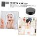 HAPINARY 1 Set makeup foundation highlighter filling Fashion female powder holder powder puff box powder puff with storage mini face powder loose powder face powder jars Compact - Buy Online on SooperMarket.com