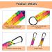 12 Premium Paracord Keychains - Braided Key Rings & Outdoor Accessories with Carabiner - Perfect for Camping & Personalization - Buy Online on SooperMarket.com