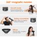 Faszin Lightweight Hair Dryer with High Speed Motor | Fast Drying Ionic Hairdryer for Women & Men | Low Noise, 3 Magnetic Nozzles | Black 29.50 24.50 8.80 cm - Buy Online on SooperMarket.com