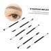 Didiseaon 18 Pcs Angled Makeup Brush Set - Pro Eyebrow Mascara & Eye Grooming Tools - Double Sided Brushes for Flawless Makeup Application - Buy Online on SooperMarket.com