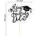 Arthsdite 1Pc You Did It Cake Topper/Class of 2024 Cake Decorations/Congrats Grad Graduation Party Decorations - Black Glitter Black You Did It Cake Topper - Buy Online on SooperMarket.com