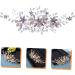BELLIFFY Headgear Bride Wedding Hair Comb Bridal Flower Hair Comb Wedding Headdress Wedding Pearl Hair Comb Bridal Headpieces for Wedding Bridal Hair Accessories Wedding Hair Accessories - Buy Online on SooperMarket.com