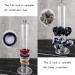 Pangkeep Acrylic Scrunchie Holder - 2Pcs Hair Tie Organizer & Display Stand for Teen Girls - Buy Online on SooperMarket.com