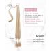 REECHO Long Straight Wrap Around Ponytail Extension - Natural Synthetic Hairpiece for Women - Medium Blonde 34 Inch 180g - Buy Online on SooperMarket.com