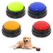 DHQKQG buzzer with recording function Dogs 4 pieces of buzzer dog doorbell potty communication and cleanliness training buzzers receptive buttons for dog interaction
