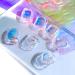 Dornail Aurora Nail Foil 11 Sheets - Holographic Broken Glass Paper Stickers for DIY Nail Art Decoration - Women and Girls - Buy Online on SooperMarket.com