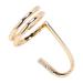 TYCIONG Decorative Nail Ring Fashion Fingertip Jewelry Nail Art Ring Ladies Wearing Nail Accessories (3050 gold)