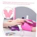 Mikinona UV NAIL GLOVES 1 Pair Nail Gloves Protective Gloves Nail Art Uv Gloves Nails Gel Nail Uv Gloves Gel for Nails Nail Fingerless Mittens Spandex Nail Polish Sun Protection Pink - Buy Online on SooperMarket.com