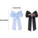 2 Pack Bow Hair Clips Black Hair Bows for Women Girls Large Bow Clips Hair Barrette Hair Accessories(Black Blue) - Buy Online on SooperMarket.com
