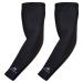 CompressionZ Compression Arm Sleeves for Men & Women UV Protection Elbow Sleeve Black M