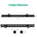 Aluminum Cold Shoe Extension Bar for Dual Camera Flash Mount - 1/4 & 3/8 Screw Tripod Bracket, Adjustable and Sturdy - Ideal for LED Video Light and Flash Photography - Buy Online on SooperMarket.com
