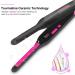 Terviiix Pencil Flat Iron - Mini Hair Straightener for Short Hair, Beard, Pixie Cut - Ceramic Tourmaline, Dual Voltage, Adjustable Temperature - Pink - Buy Online on SooperMarket.com