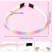 WLLHYF Glitter Headband 4pcs Plastic Sparkly Cute Non Slip Chunky Hairbands Thick Bling Confetti Rainbow Hair Bands with Teeth Little Girls Colorful Hair Accessories (Solid color - black tail) - Buy Online on SooperMarket.com