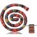 Spiral Lock Hair Tie Bendable Hair Bands Ethnic Style Hair Ropes Ties Horsetail Headband Colorful Dreadlocks Long Ponytail Holders Hair Accessories - Buy Online on SooperMarket.com